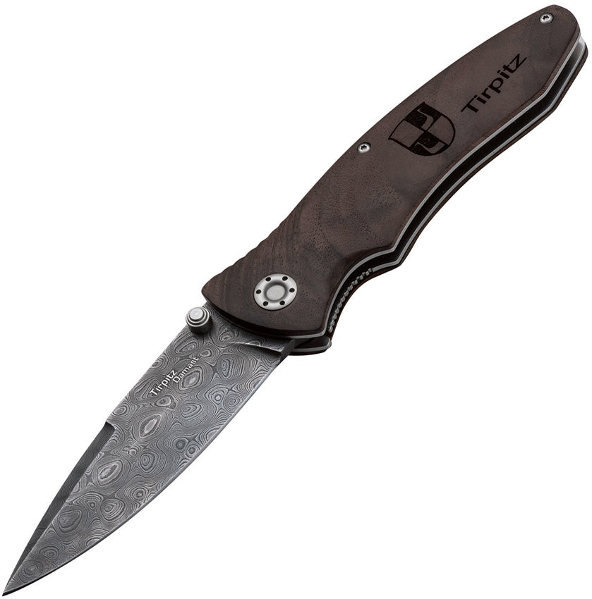 Boker Tirpitz Linerlock Walnut 110192DAM