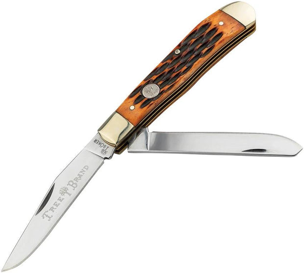 Boker Trapper Brown Bone 110812 by Boker