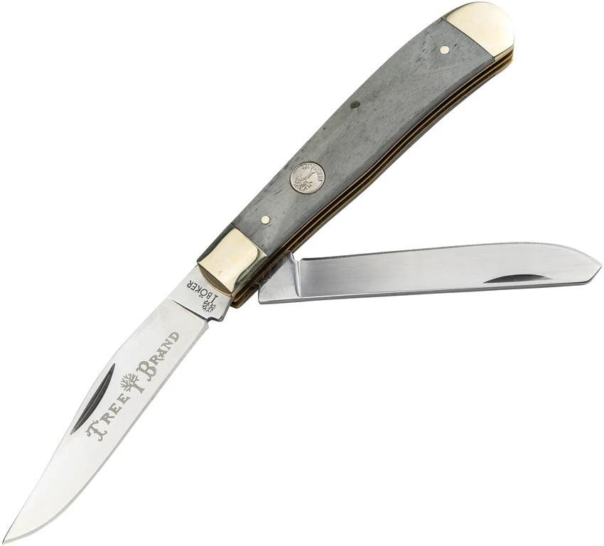 Boker Trapper Smooth Gray Bone 110827 by Boker