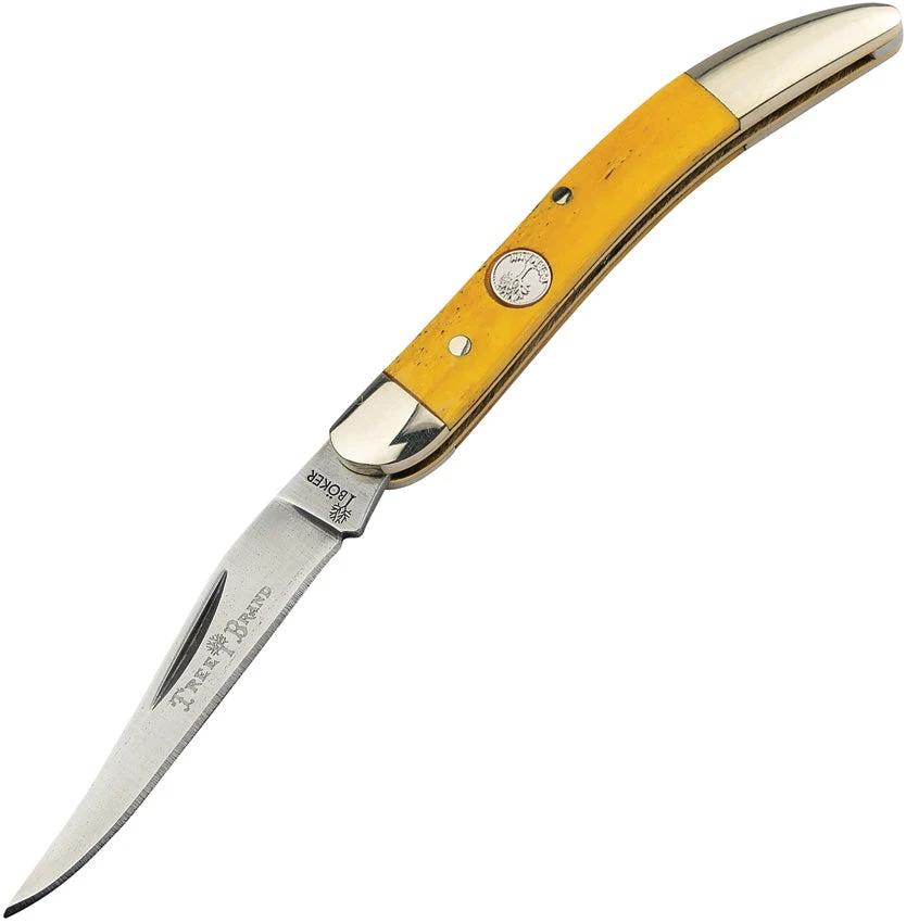 Boker Toothpick Smooth Yellow Bone 110845 by Boker