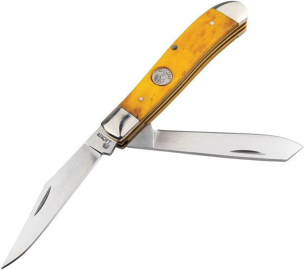 Boker Mini Trapper Smooth Yellow 110851 by Boker