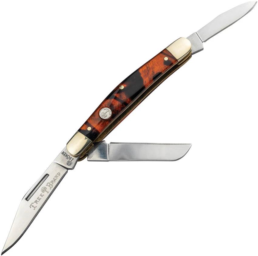 Boker Lg Stockman Faux Tortoise 110858 by Boker