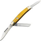 Boker Lg Stockman Smooth Yellow 110859 by Boker