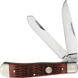 Boker Trapper Carbon Brown Bone 110881 by Boker