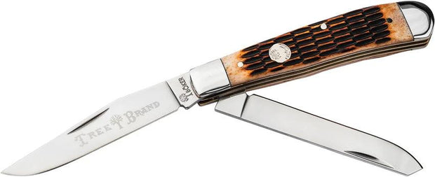 Boker Tree Brand Trapper Amber Bone 110890 by Boker