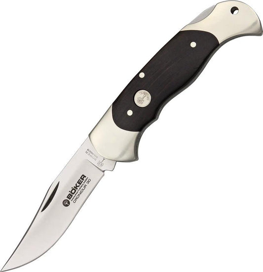 Boker Cronidur 30 Classic Lockback Knife With Grenadill Wood Handle For EDC Enthusiasts by Boker