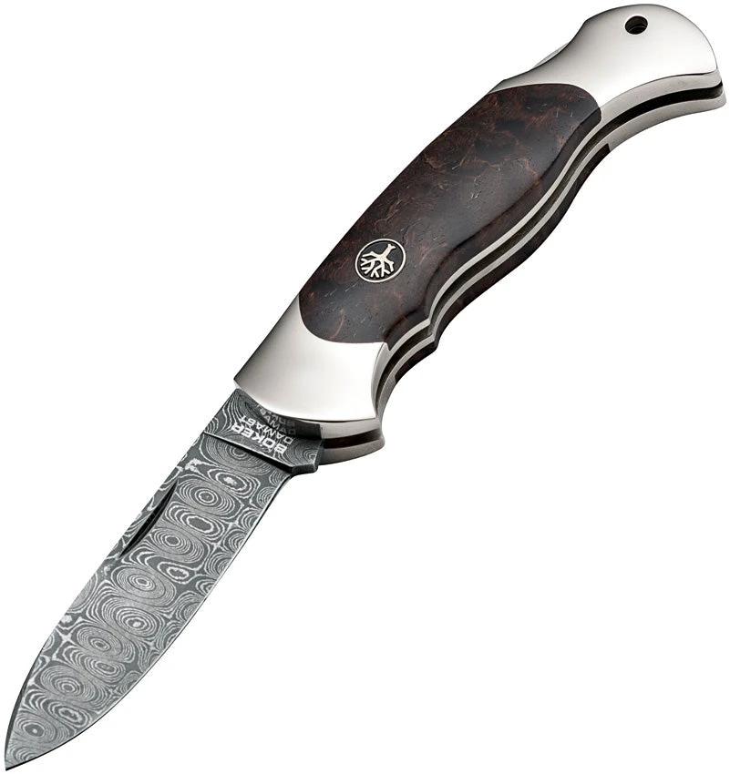 Boker Scout Lockback Curly Birch 112202DAM by Boker