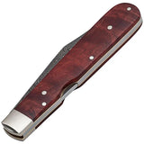 Boker Annual 2020 Lockback Knife Damascus Clip Point Blade Curly Birch Handle Serialized Limited Edition for Collectors by Boker