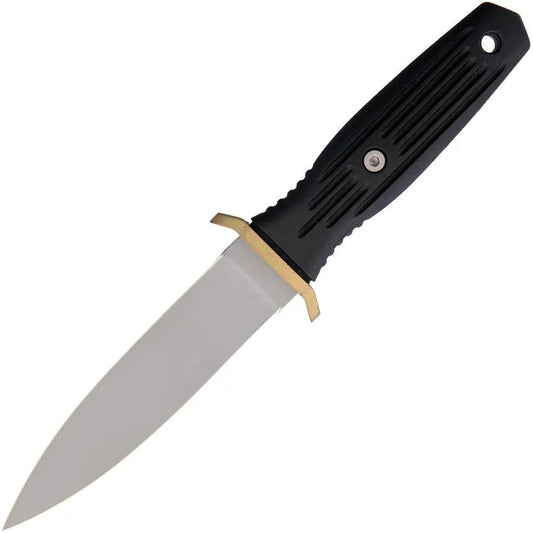 Boker Applegate Fairbairn Boot Knife 9 Inch Dagger Blade 440C Satin Handle With Kydex Sheath For Tactical Outdoorsmen by Boker