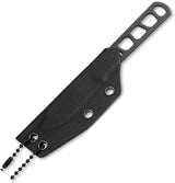 Boker BFF Packlite Black EDC Neck Knife MagnaCut Drop Point by Boker