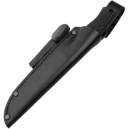 Boker Bronco Fixed Blade Knife CPM 3V 4.5in Satin Blade TPE Handle Outdoor Survival by Boker