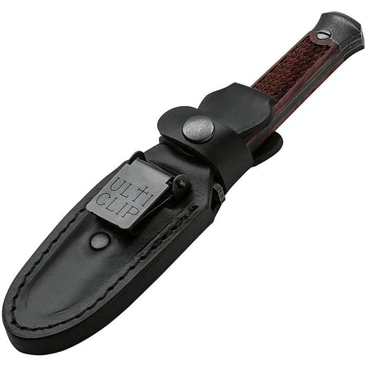 Boker Premium Damascus Boot Dagger For Collectors, Rosewood Handle, Full Tang, Double Edge Blade, Presentation Box by Boker