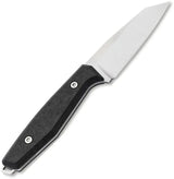 Boker AK1 Fixed Blade Knife MagnaCut Tanto With Carbon Fiber Handle Extended Tang For Outdoorsmen Lanyard Kydex Sheath by Boker