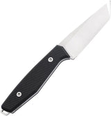 Boker AK1 Fixed Blade American Tanto 3in N690 Satin Blade Full Tang G10 Handle Kydex Sheath EDC Knife by Boker