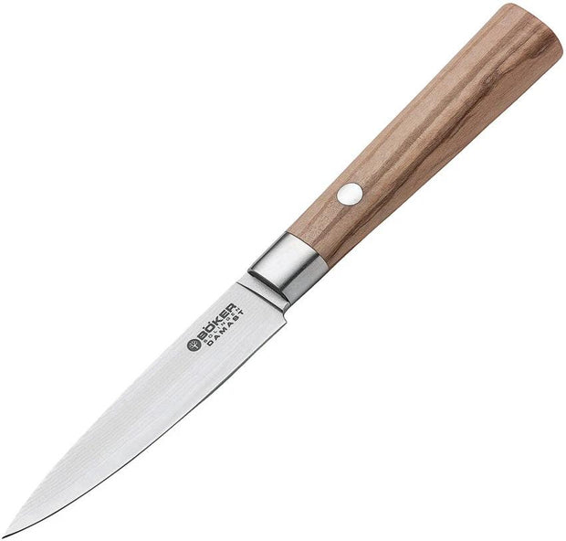 Boker Damast Paring Knif Olive 130430DAM by Boker