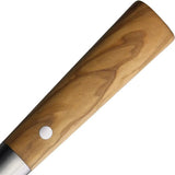 Boker Damascus Steel Knife Set Olive Wood Handles For Home Cooks Includes Chef Utility Paring Knives And Towel by Boker