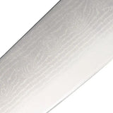 Boker Damascus Steel Knife Set Olive Wood Handles For Home Cooks Includes Chef Utility Paring Knives And Towel by Boker