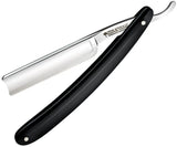 Premium Boker Classic Razor Five Eighths Inch Satin Blade With Black Synthetic Handle Extended Tang For Shavers by Boker