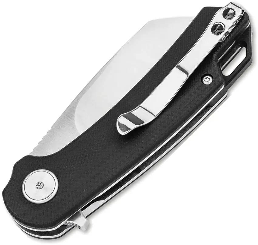 Boker Magnum Cliff Wharn Linerlock Knife For EDC Fans With Satin 440 Stainless Blade And Black G10 Handle Pocket Clip by Boker Magnum