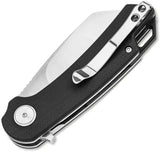 Boker Magnum Cliff Wharn Linerlock Knife For EDC Fans With Satin 440 Stainless Blade And Black G10 Handle Pocket Clip by Boker Magnum