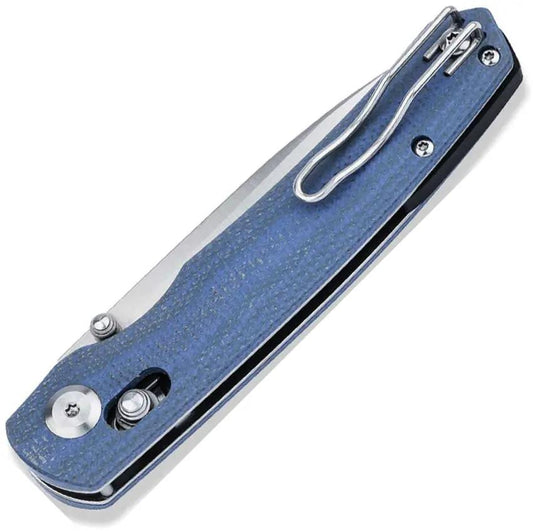 Boker Magnum Shango Crossbar Lock Blue Micarta EDC Knife 01BM0003 Premium Thumb Stud Pocket Clip by Boker Magnum