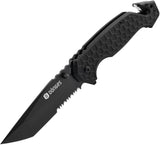 Donges Basic Tactical Linerlock Black 01DG003 by Donges