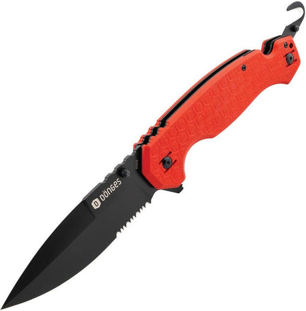 Donges Rescue Linerlock Red 01DG004 by Donges