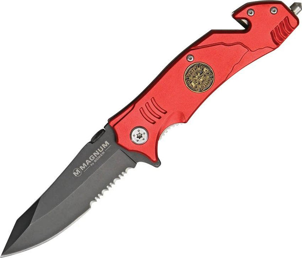 Boker Magnum Rescue Linerlock Fire Fighter 01LL470 by Boker Magnum