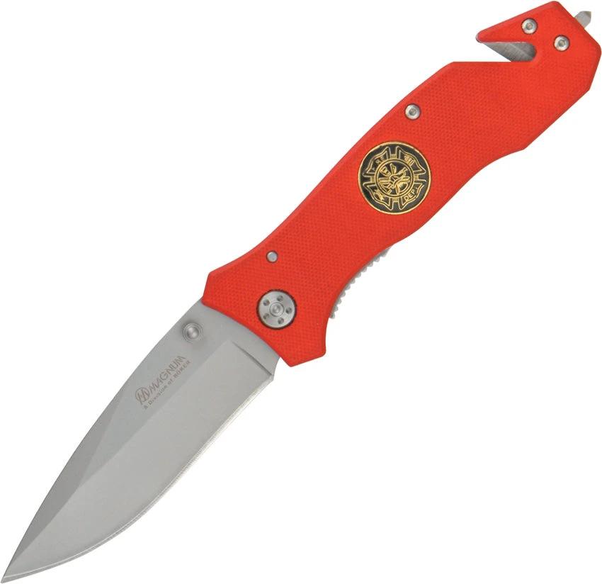 Boker Magnum Fire Dept Linerlock 01MB366 by Boker Magnum