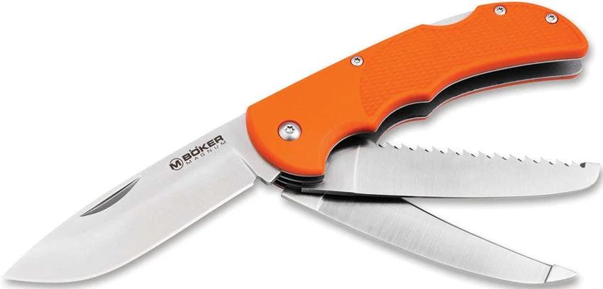 Boker Magnum HL Triple Lockback Org 01RY804 by Boker Magnum