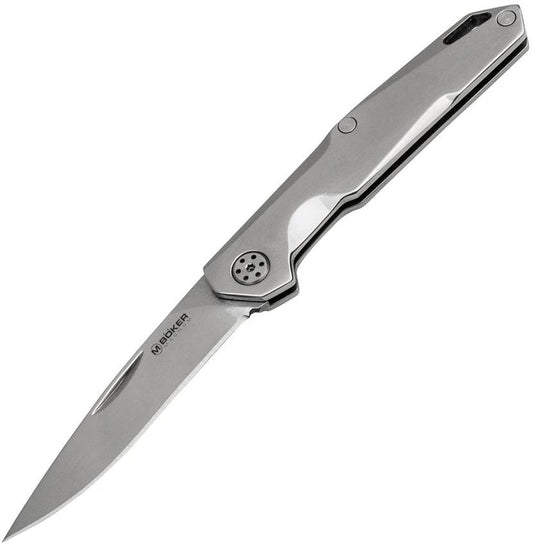 Boker Magnum EDC Folding Knife 3.13in Closed Satin 8Cr13MoV Blade For Everyday Carry Enthusiasts by Boker Magnum