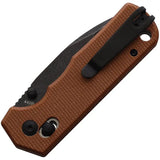 Boker Magnum Rockstub Axis Lock Knife EDC Brown Micarta by Boker Magnum