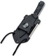 Boker Magnum Survival Neck Knife For Outdoor Enthusiasts Rugged 2.88in 440A Stonewashed Blade Full Tang by Boker Magnum