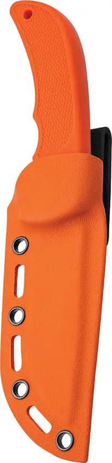 Boker Magnum HL Fixed Blade Drop Point Knife Outdoor Enthusiasts 8.13in Overall Satin 440C Blade Orange TPR Kydex Sheath by Boker Magnum