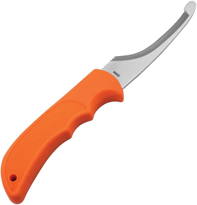 Boker Magnum HL Guthook Fixed Blade Knife 3.5 Inch Satin 440C Orange TPR Handle For Outdoor Survivalists by Boker Magnum