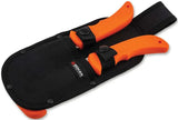 Boker Magnum HL Game Set 02RY803 Satin 440 Stainless Blade Orange TPR Handle For Hunters Three Knife Set With Sheath by Boker Magnum