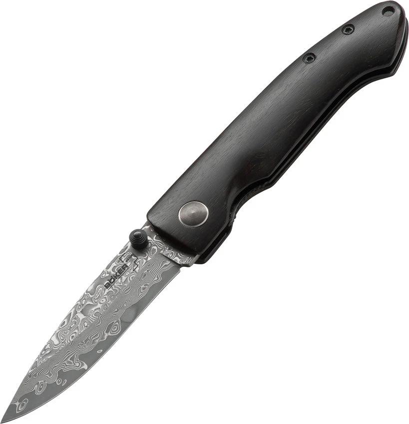 Boker Plus Damascus Gent II Linerlock 01BO102DAM by Boker Plus
