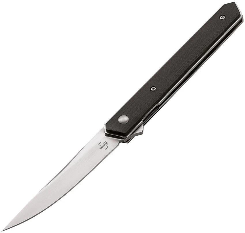Boker Plus Kwaiken Air Linerlock Knife With VG-10 Satin Blade And Black G10 Handle For EDC Enthusiasts by Boker Plus