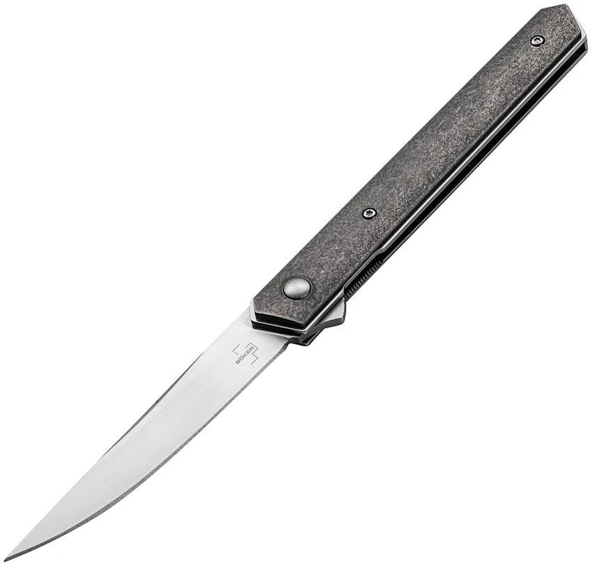 Boker Plus Kwaiken Air Linerlock Titanium EDC Knife With VG10 Blade Extended Tang Pocket Clip by Boker Plus