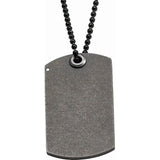 Boker Plus Dog Tag Button Lock 01BO210 EDC Knife For Collectors Precision Satin Blade Gray Titanium Handle by Boker Plus