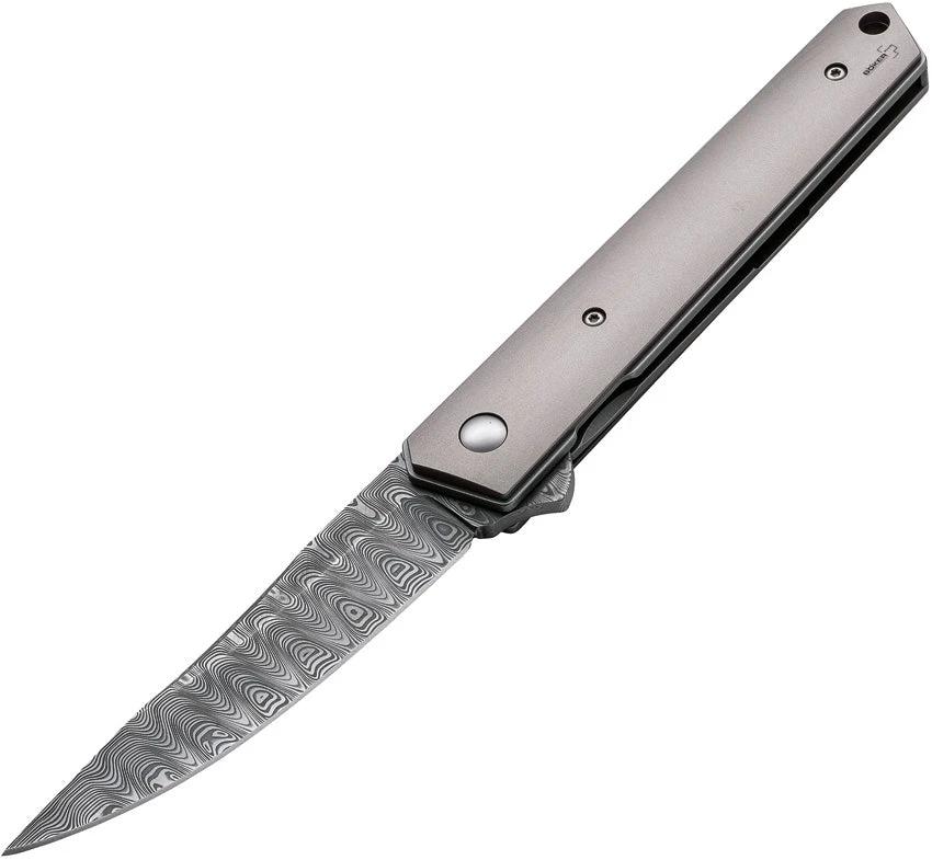 Boker Plus Kwaiken Linerlock Damascus 01BO297DAM by Boker Plus