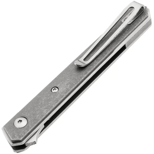 Boker Plus Kwaiken Air Mini Titanium EDC Knife With VG10 Satin Blade And Stonewashed Titanium Handle by Boker Plus