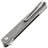 Boker Plus Kwaiken Air Mini Titanium EDC Knife With VG10 Satin Blade And Stonewashed Titanium Handle by Boker Plus