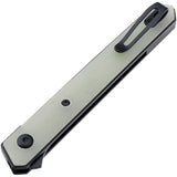 Boker Plus Kwaiken Air Mini Linerlock Knife VG10 Blade Jade G10 Handle Designed By Lucas Burnley For EDC Enthusiasts by Boker Plus