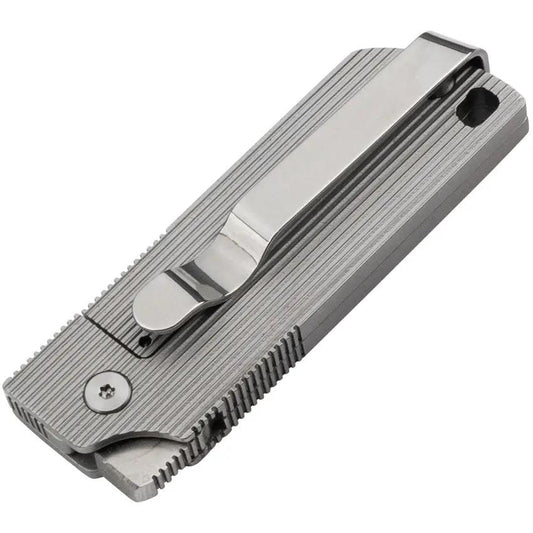 Boker Plus Babyx Framelock Folding Knife 2.5 Inch Closed 1.5 Inch D2 Blade For EDC Enthusiasts With Grooved Handle by Boker Plus