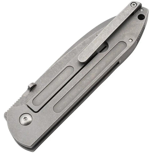 Boker Plus Evade Framelock Knife D2 Blade 3.5in Stonewash Finish For EDC Enthusiasts With Pocket Clip And Lanyard Hole by Boker Plus