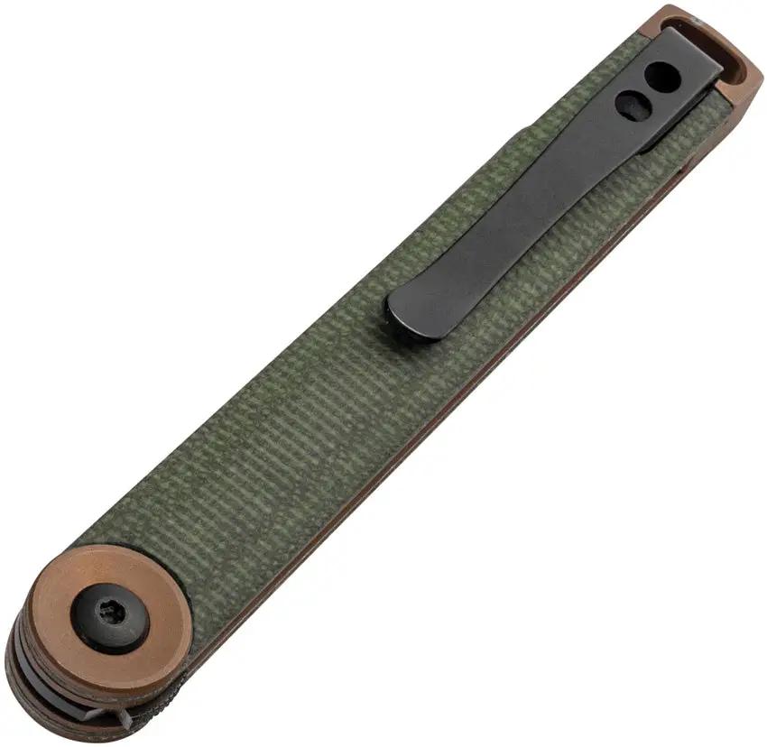 Boker Plus Kaizen Linerlock Folding Knife Green Micarta D2 Blade For EDC Everyday Carry Durable by Boker Plus