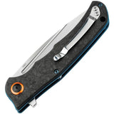 Boker Plus Nubilum Linerlock Folding Knife 01BO492 Premium Carbon Fiber Handle D2 Tool Steel Blade EDC Ready by Boker Plus
