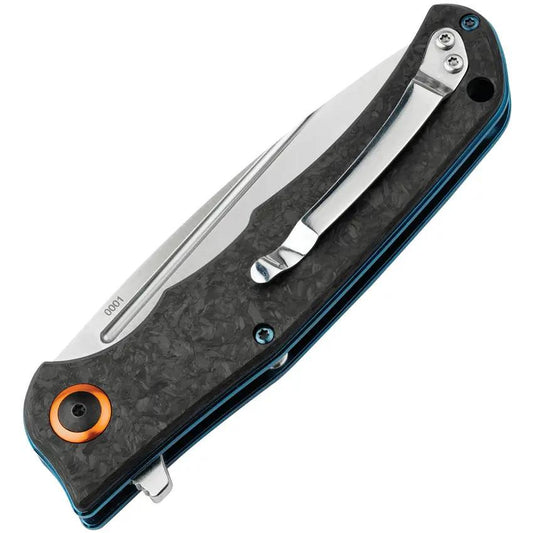Boker Plus Nubilum Linerlock Folding Knife 01BO492 Premium Carbon Fiber Handle D2 Tool Steel Blade EDC Ready by Boker Plus
