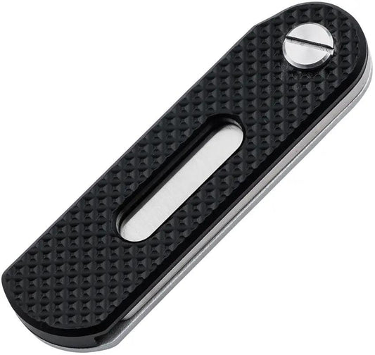 Boker Plus Ovalmoon Swivel Folder Knife With D2 Satin Blade 2.75in Closed Aluminum Handle For EDC Fans Chisel Grind by Boker Plus